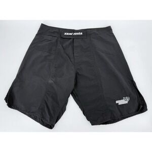 Krav Maga Black Combat Shorts Training MMA Fighting Men by Century Adult Size 36